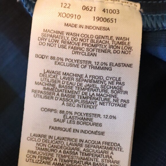 Columbia Sportswear Company Blue/Black Plaid Performance Button Down Size XL - Picture 3 of 8